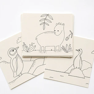 Animales chilenos para pintar