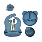Set de Platos y Cubiertos de Silicona Bawui - Miniatura 8