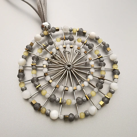 Circles - 3C grey white gold