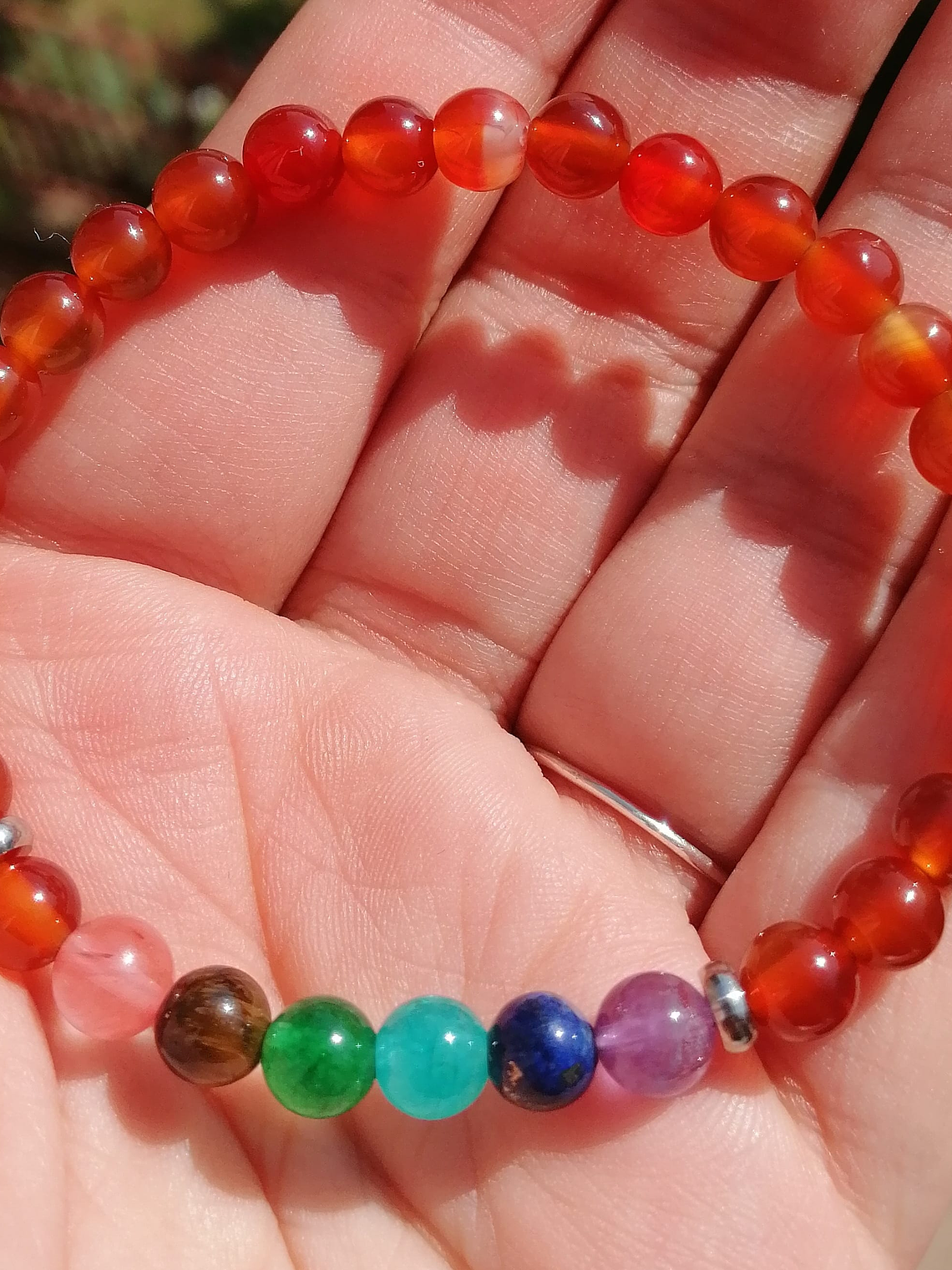 7 chakras ágata roja 1