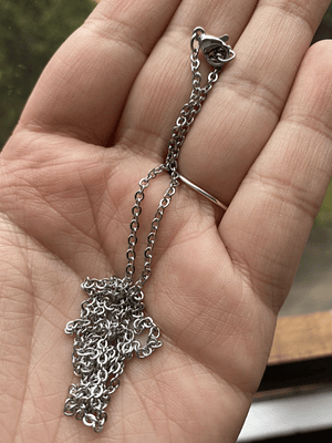 Cadena de acero inoxidable 45 cms