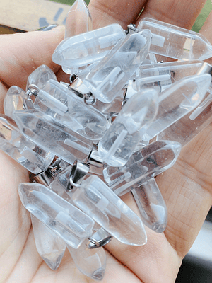 Puntas de cuarzo cristal 