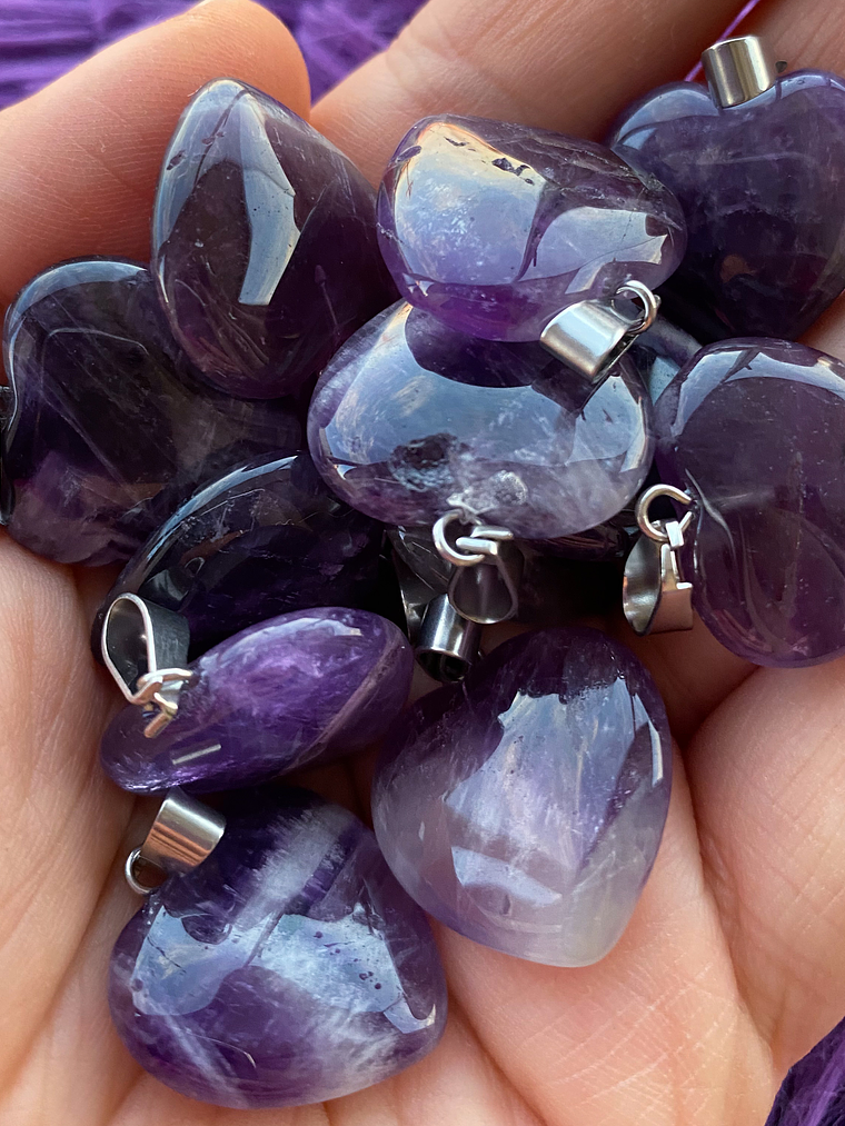 Corazón de  amatista  1