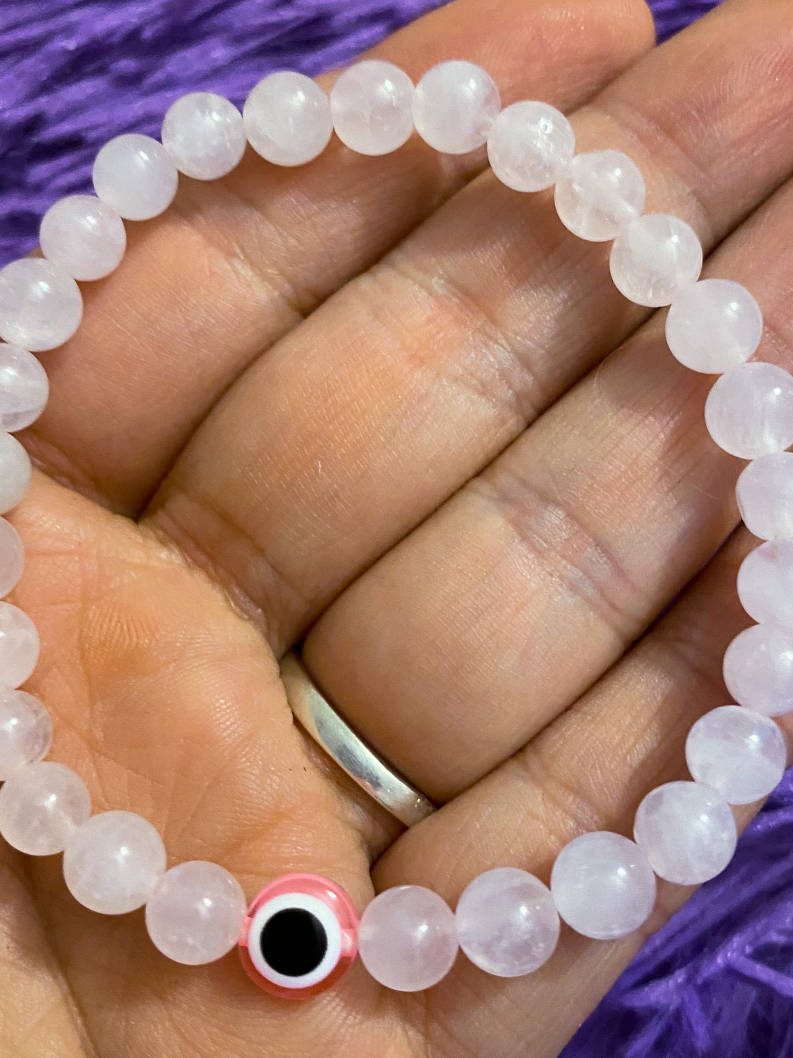 Ojo turco cuarzo rosa  1