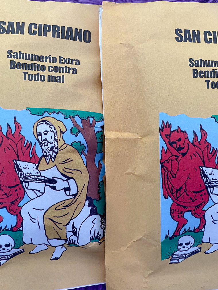 Sahumerio contra todo mal san Cipriano  1