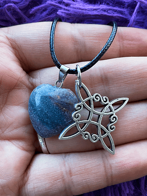 Nudo de bruja fluorita 