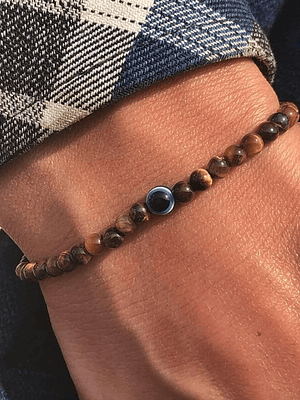 Pulsera ojo de tigre ojo turco 