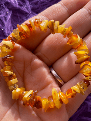 Pulsera ámbar báltico 