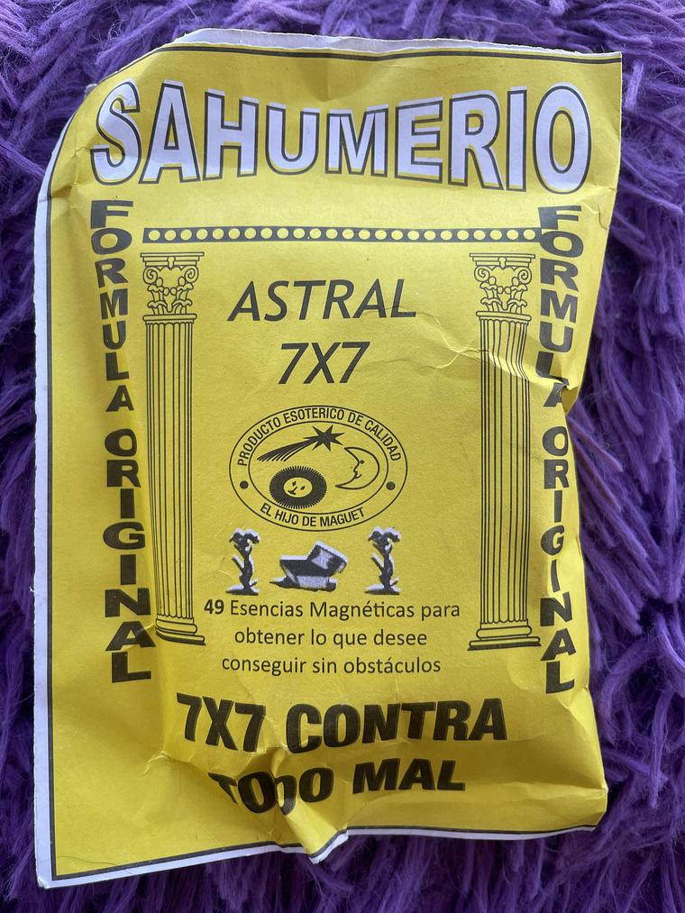 Sahumerio contra todo mal  1