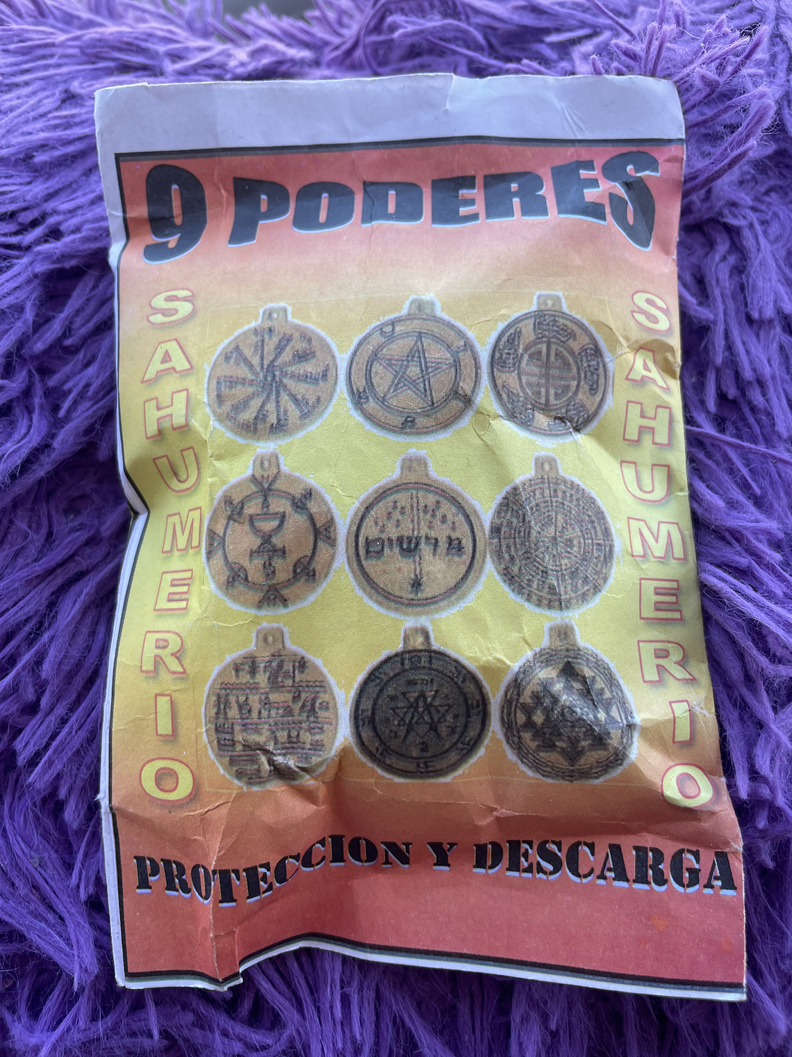 Sahumerio 9 poderes protección y descarga  1