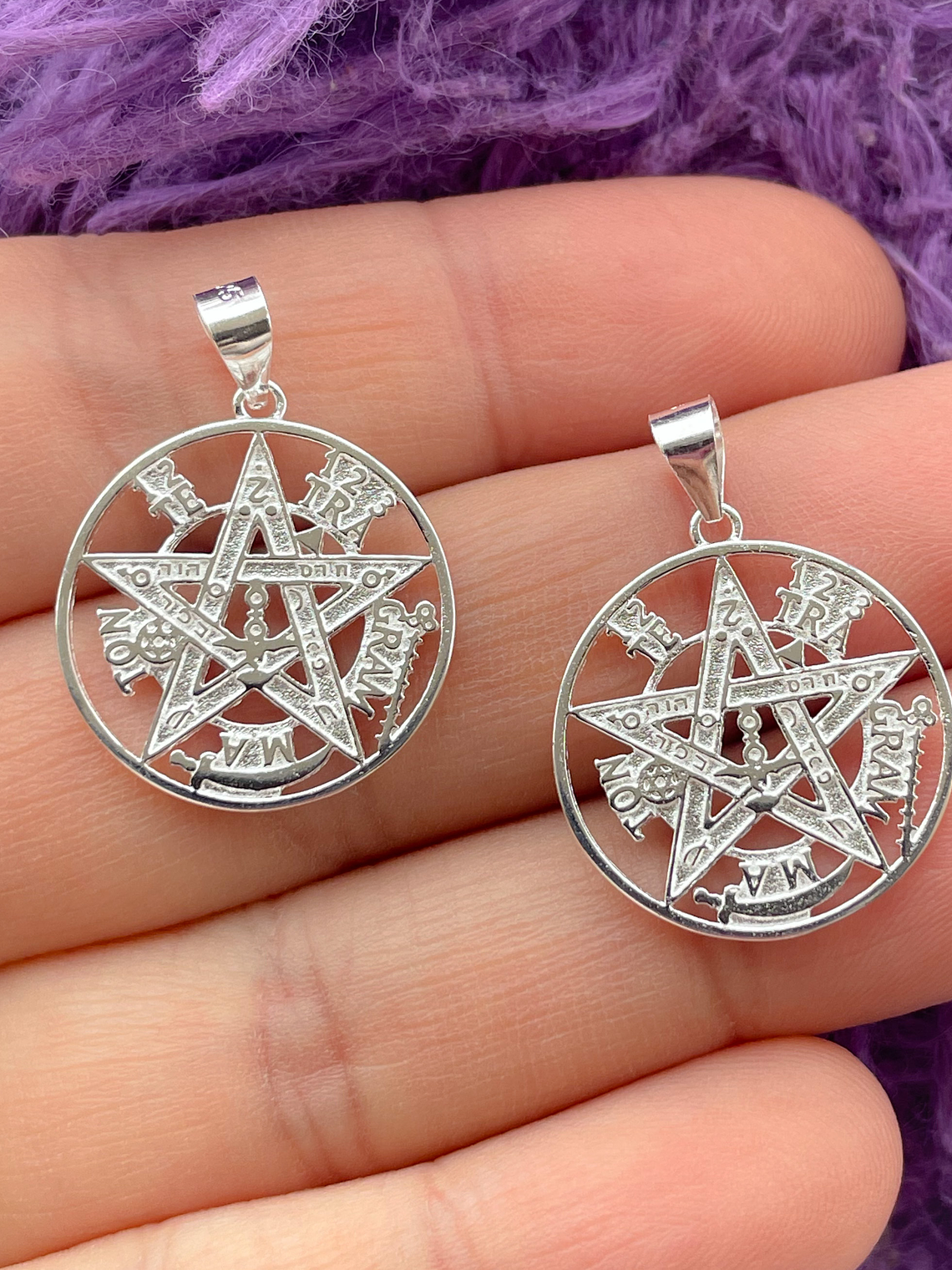 Colgante tetragramaton plata 925 1