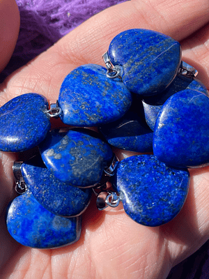 Colgante corazón lapislázuli 