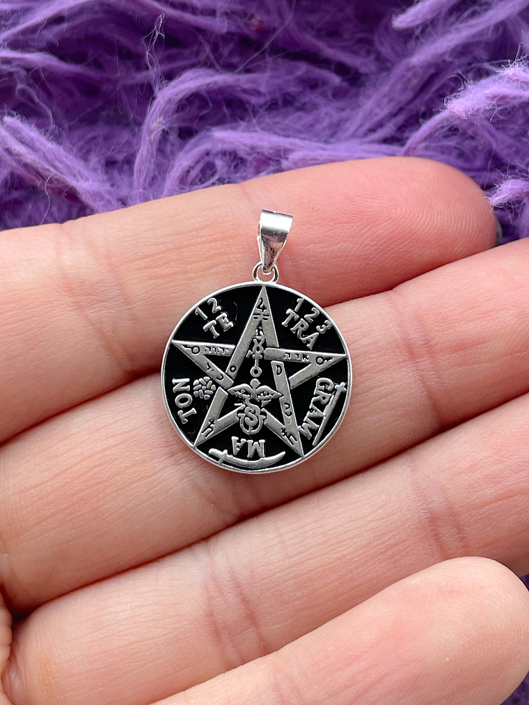 Colgante tetragramaton plata 925 1