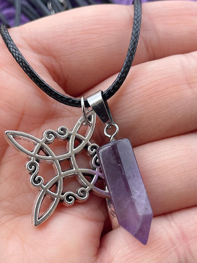Nudo de bruja amatista  1