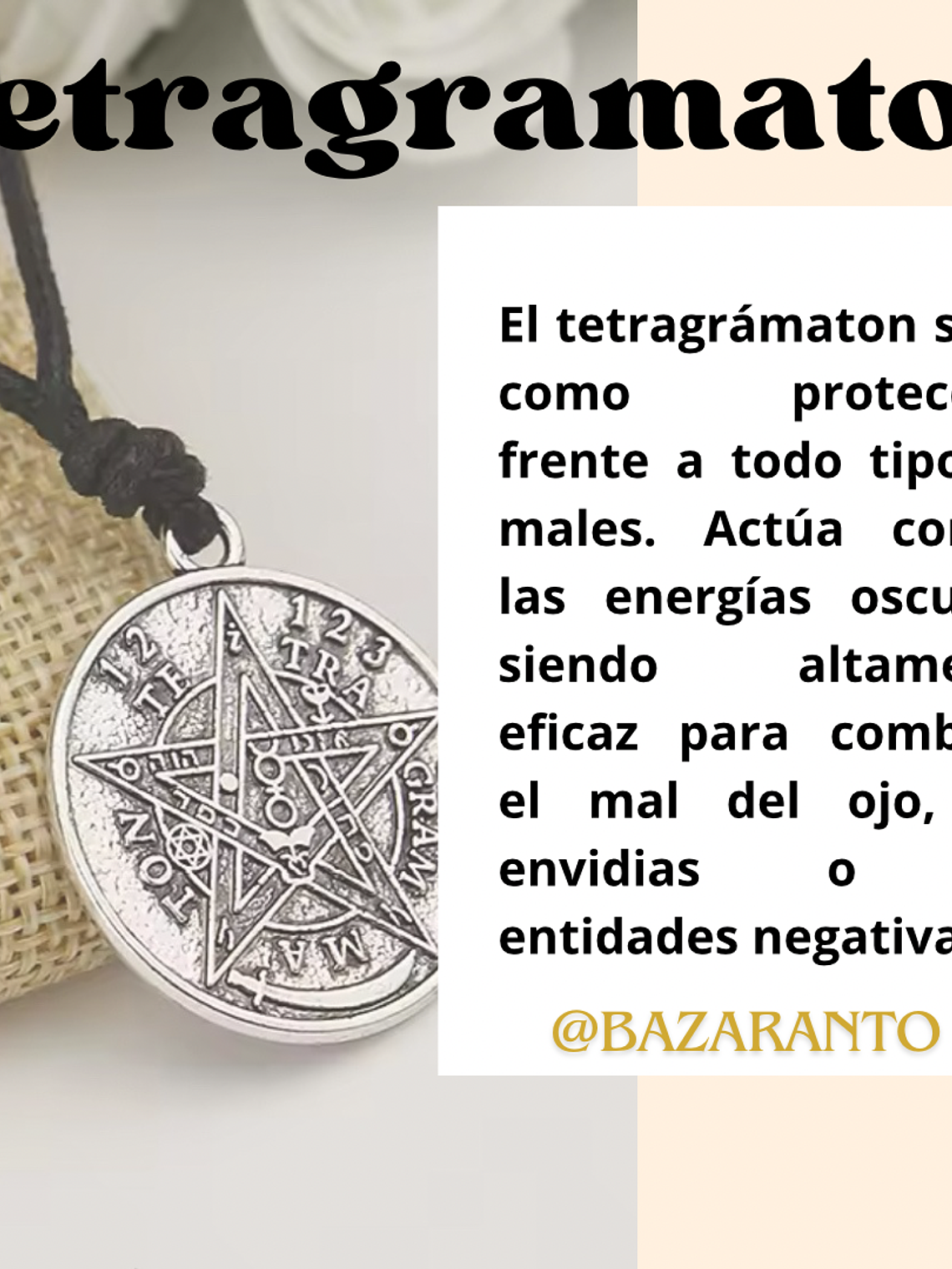 Colgante tetragramaton  3