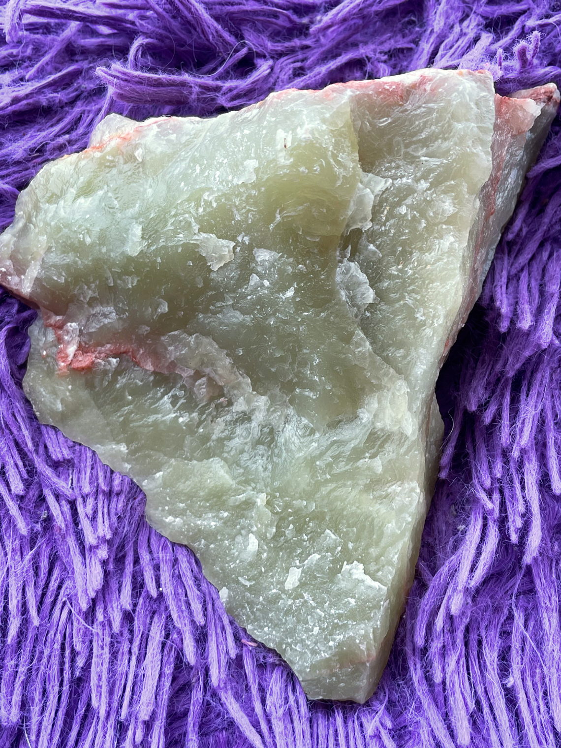 Ónix verde en bruto natural  2