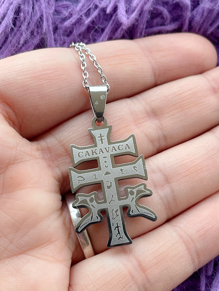 Collar cruz de caravaca 1