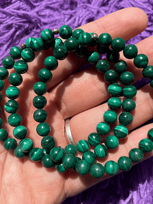 Pulsera Malaquita natural 