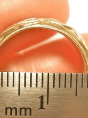 Anillo nudo de bruja acero inoxidable