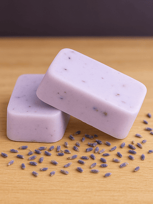 Jabón artesanal de lavanda 