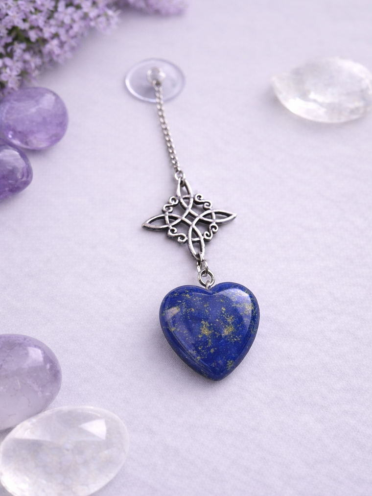 Colgante nudo de bruja cuarzos  3