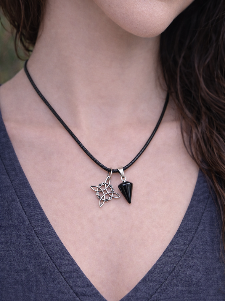 Nudo de bruja obsidiana  1