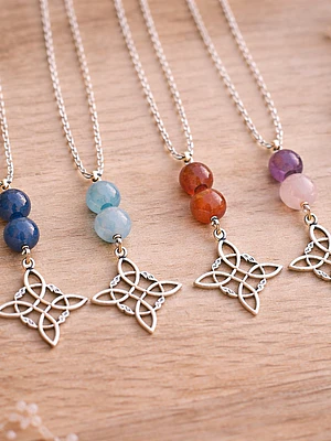 Collar nudo de bruja personalizado 1x $6.000