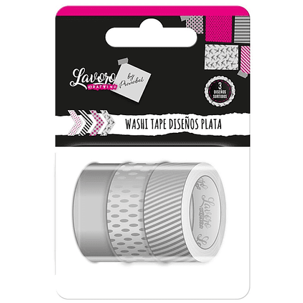 Washi tape plateado