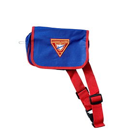 Banano conquistador azul borde rojo