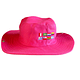 Sombrero australiano conquistador fucsia