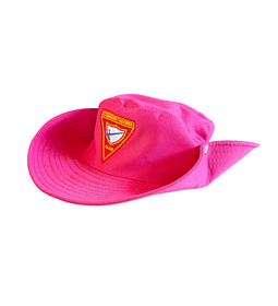 Sombrero australiano conquistador fucsia