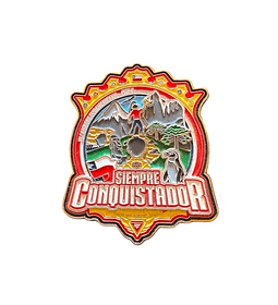 Pin Siempre conquistador versión Chile