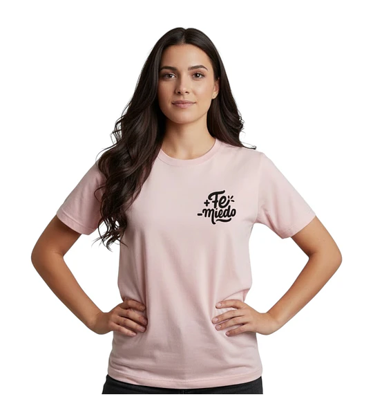 Polera +fe -miedo
