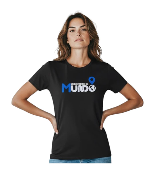 Polera mi lugar en el mundo
