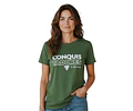 Polera verde conquistadores- mi estilo de vida