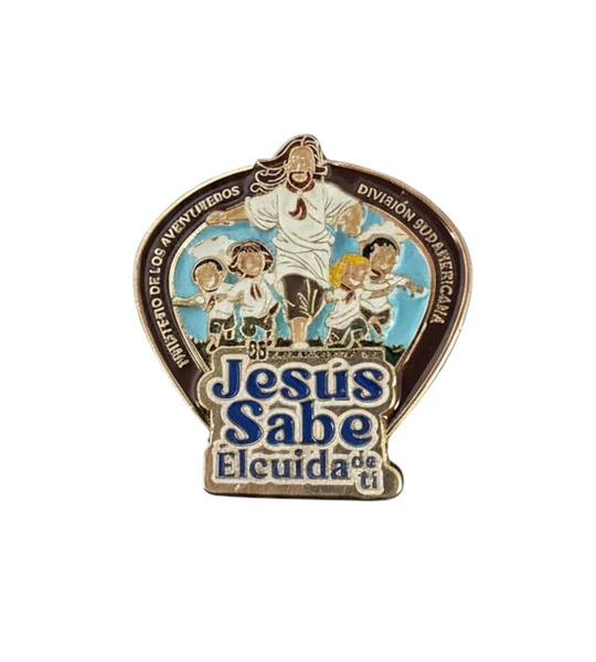 Pin Jesús sabe, el cuida de ti 