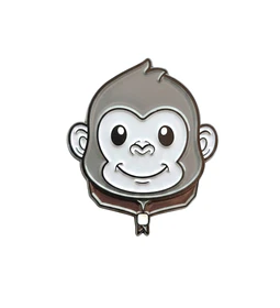 Pin mono aventurero 