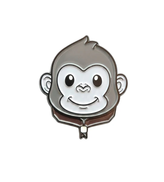 Pin mono aventurero 