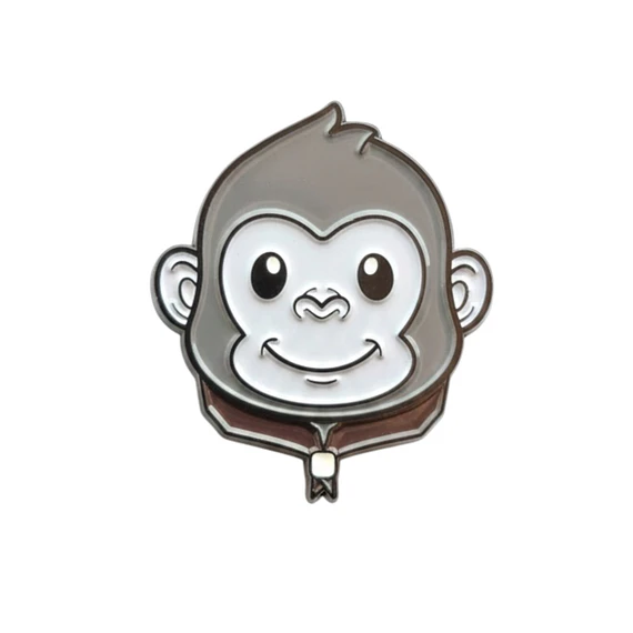 Pin mono aventurero 