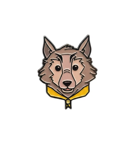 Pin lobo conquistador 