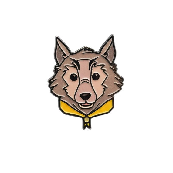 Pin lobo conquistador 