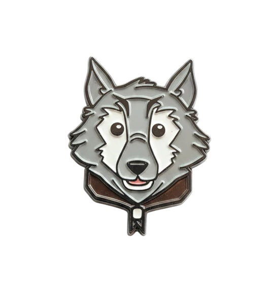 Pin lobo aventurero 