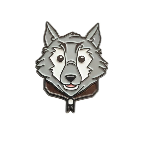 Pin lobo aventurero 