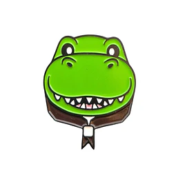 Pin dinosaurio aventurero 