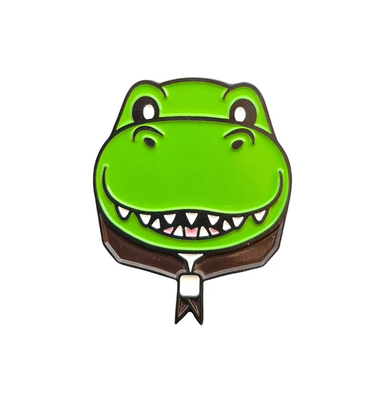 Pin dinosaurio aventurero 