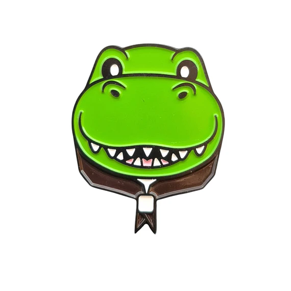 Pin dinosaurio aventurero 