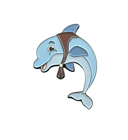Pin delfín aventurero 