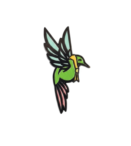 Pin colibrí conquistador 