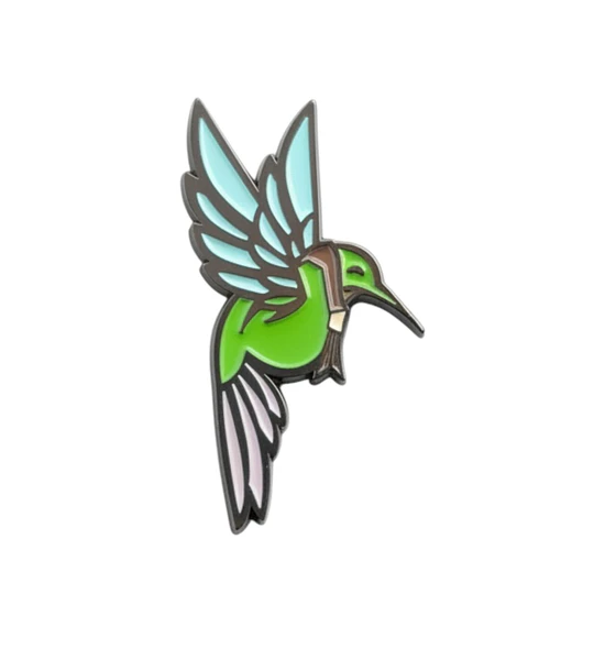 Pin colibrí aventurero 