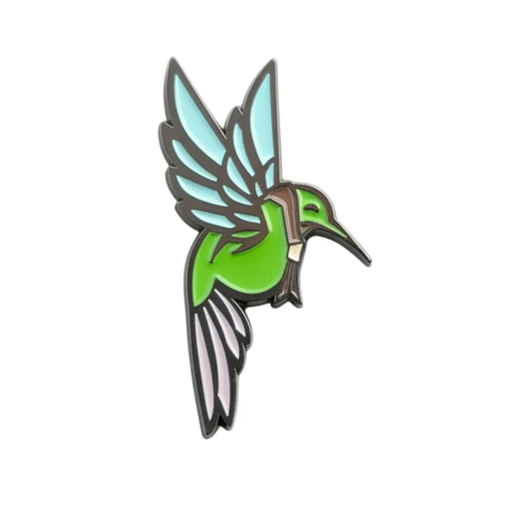 Pin colibrí aventurero 